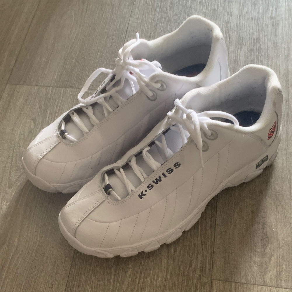 K-Swiss Men's Classic White Athletic Sneakers